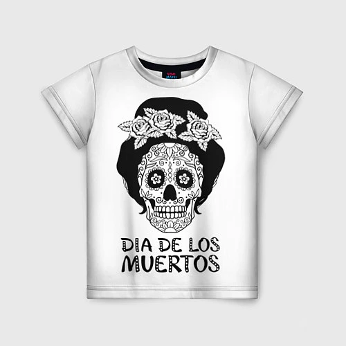 Детская футболка День мертвецов / 3D-принт – фото 1