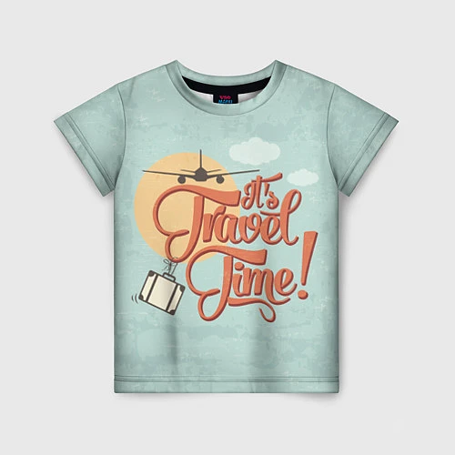 Детская футболка Время путешествий / 3D-принт – фото 1
