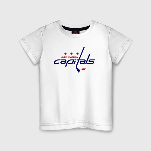 Детская футболка Washington Capitals / Белый – фото 1