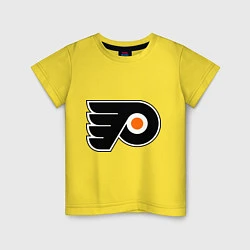 Футболка хлопковая детская Philadelphia Flyers, цвет: желтый