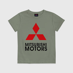 Футболка хлопковая детская Mitsubishi, цвет: авокадо