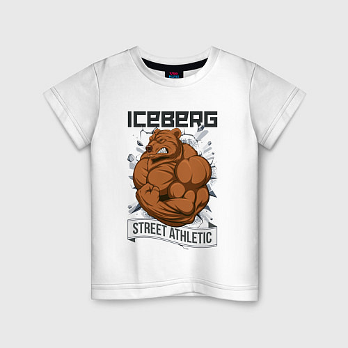 Детская футболка Bear | Iceberg / Белый – фото 1