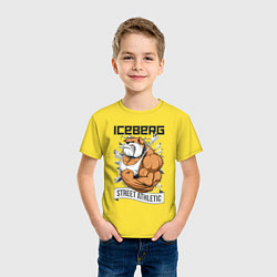 Футболка хлопковая детская Dog 2 | Iceberg, цвет: желтый — фото 2