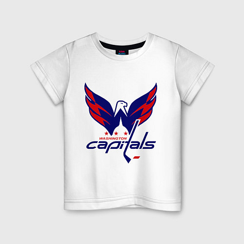 Детская футболка Washington Capitals: Ovechkin / Белый – фото 1