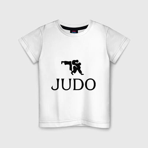 Детская футболка Judo / Белый – фото 1