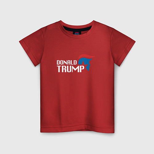 Детская футболка Donald Trump Logo / Красный – фото 1