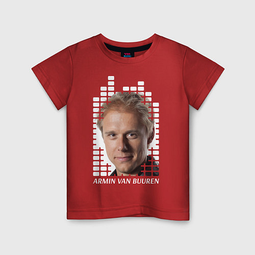 Детская футболка EQ: Armin van Buuren / Красный – фото 1