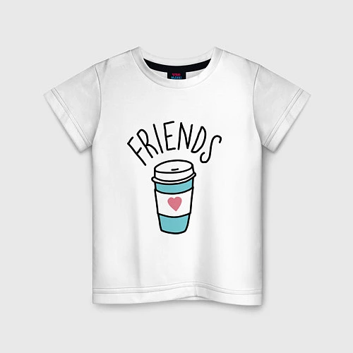 Детская футболка Best friends / Белый – фото 1