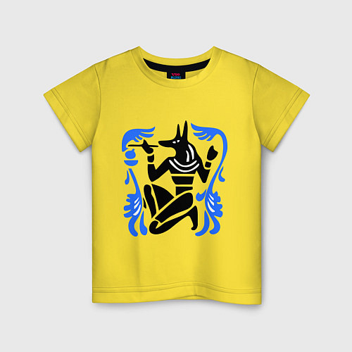 Детская футболка Египет / Желтый – фото 1