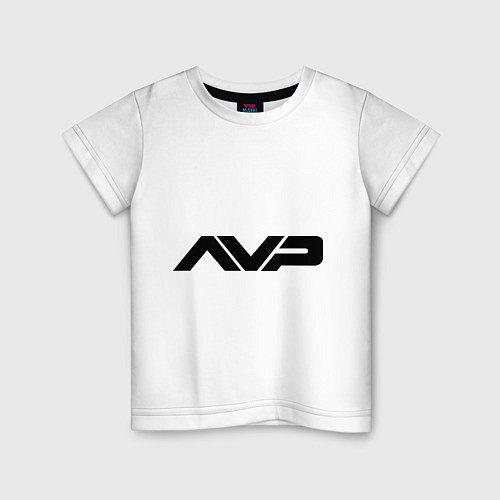 Детская футболка AVP: White Style / Белый – фото 1