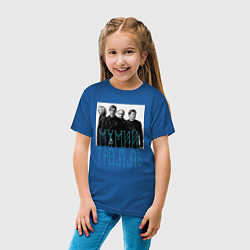 Футболка хлопковая детская Мумий Тролль, цвет: синий — фото 2