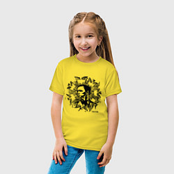 Футболка хлопковая детская Dolphin: Birds, цвет: желтый — фото 2