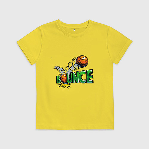 Детская футболка Баскетбол / Желтый – фото 1