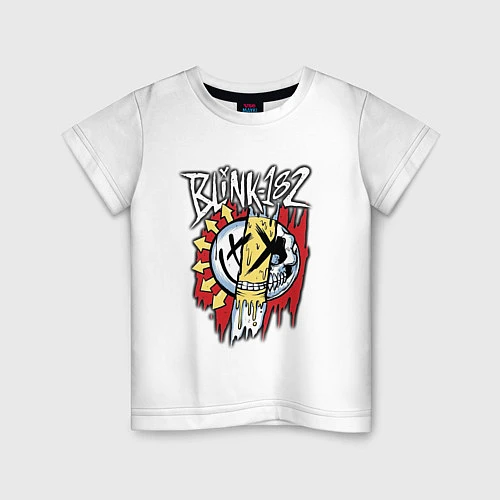 Детская футболка Blink-182: Mixed Up / Белый – фото 1