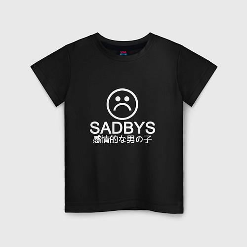 Детская футболка Sad Boys (Logo) / Черный – фото 1