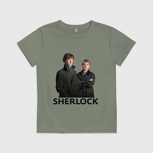 Детская футболка Sherlock / Авокадо – фото 1