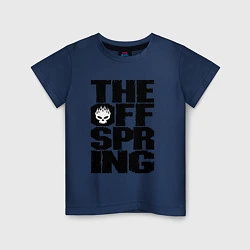 Футболка хлопковая детская The Offspring, цвет: тёмно-синий