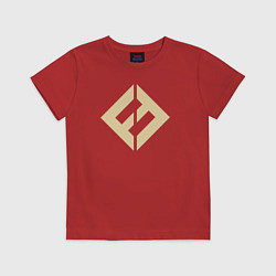 Футболка хлопковая детская Concrete & Gold, цвет: красный