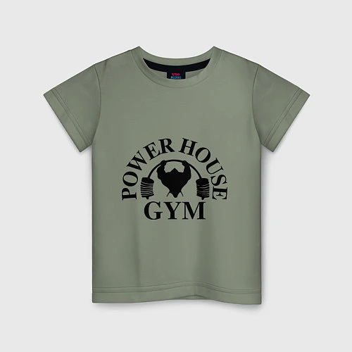 Детская футболка Power House Gym / Авокадо – фото 1