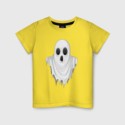 Детская футболка Привидение / Желтый – фото 1