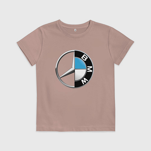 Детская футболка BROTHERS / Пыльно-розовый – фото 1