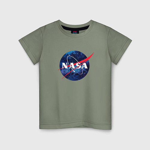 Детская футболка NASA: Cosmic Logo / Авокадо – фото 1