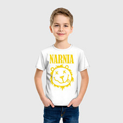 Футболка хлопковая детская Narnia, цвет: белый — фото 2