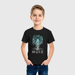 Футболка хлопковая детская Muse, цвет: черный — фото 2