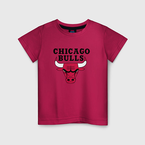 Детская футболка Chicago Bulls / Маджента – фото 1