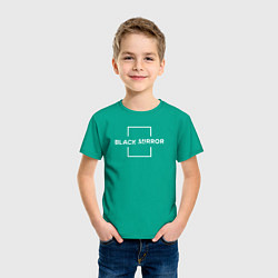Футболка хлопковая детская Black Mirror, цвет: зеленый — фото 2