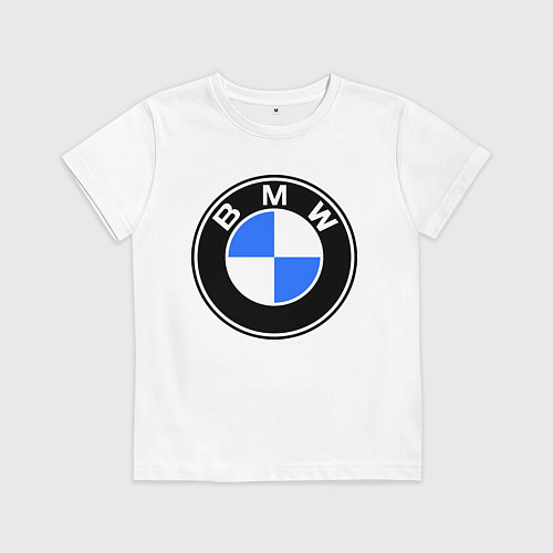 Детская футболка Logo BMW / Белый – фото 1