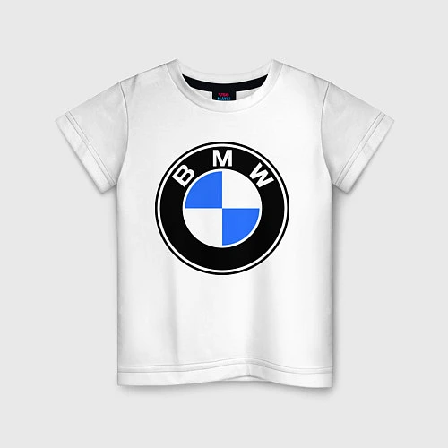 Детская футболка Logo BMW / Белый – фото 1