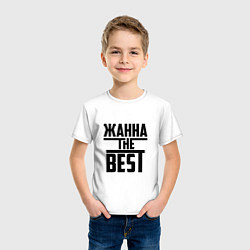 Футболка хлопковая детская Жанна the best, цвет: белый — фото 2