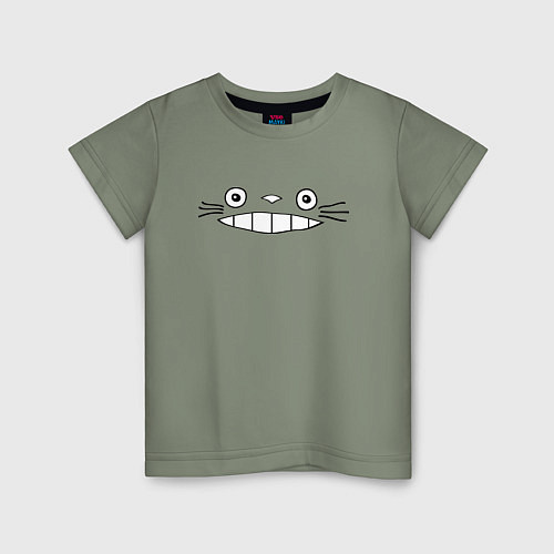 Детская футболка Totoro face / Авокадо – фото 1