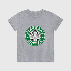 Футболка хлопковая детская Starbart, цвет: меланж
