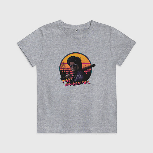 Детская футболка The BabySitter / Меланж – фото 1