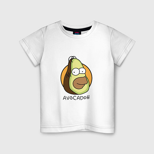 Детская футболка Avocadoh / Белый – фото 1