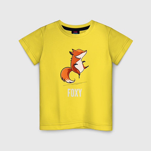 Детская футболка Little Foxy / Желтый – фото 1