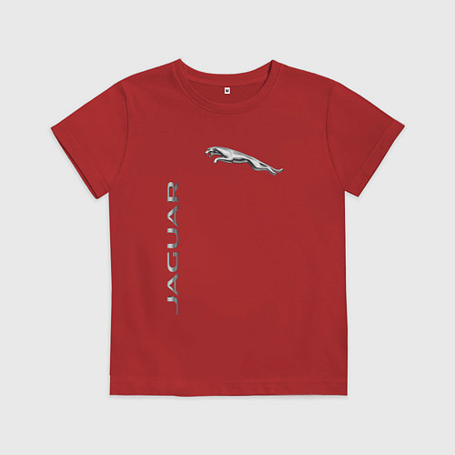 Детская футболка Jaguar Motors / Красный – фото 1
