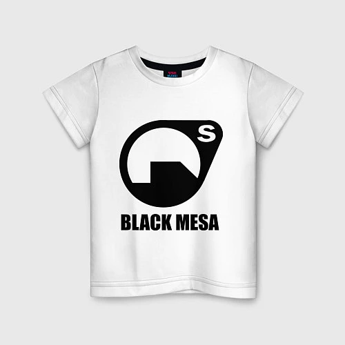 Детская футболка HL: Black mesa / Белый – фото 1