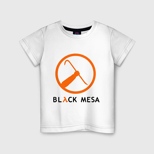 Детская футболка Black mesa: Scrap / Белый – фото 1