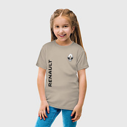 Футболка хлопковая детская Renault Style, цвет: миндальный — фото 2