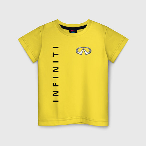 Детская футболка Infiniti Style / Желтый – фото 1