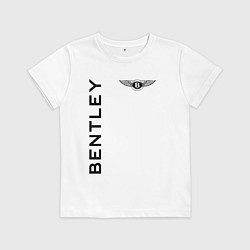 Футболка хлопковая детская Bentley Style, цвет: белый