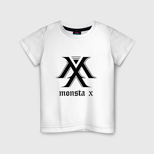 Детская футболка Monsta X / Белый – фото 1