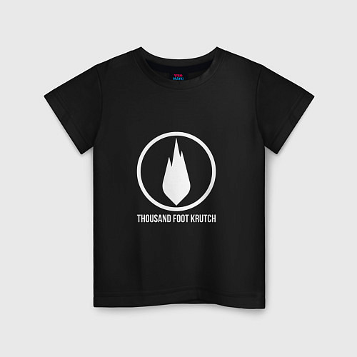 Детская футболка TFK: White Fire / Черный – фото 1