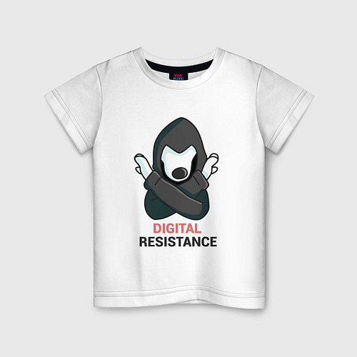 Детская футболка Digital Resistance / Белый – фото 1