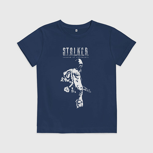 Детская футболка STALKER: Shadow of Chernobyl / Тёмно-синий – фото 1