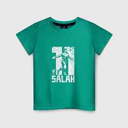 Футболка хлопковая детская Salah 11 цвета зеленый — фото 1