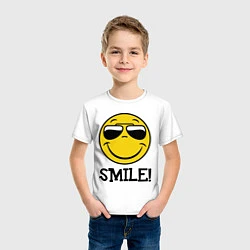 Футболка хлопковая детская Summer Smile, цвет: белый — фото 2